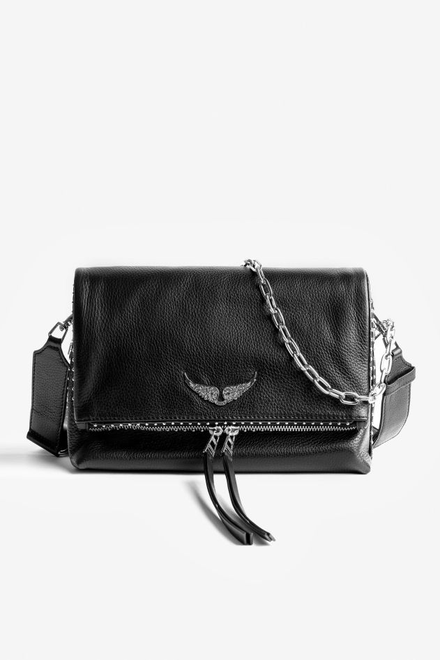 Mujer Zadig & Voltaire Bolsos De Hombro | Bolso Rocky Studs Negro